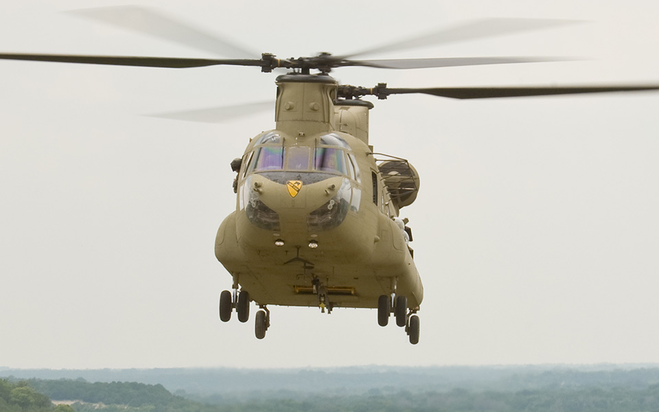 Image of a CH-47 F Chinook